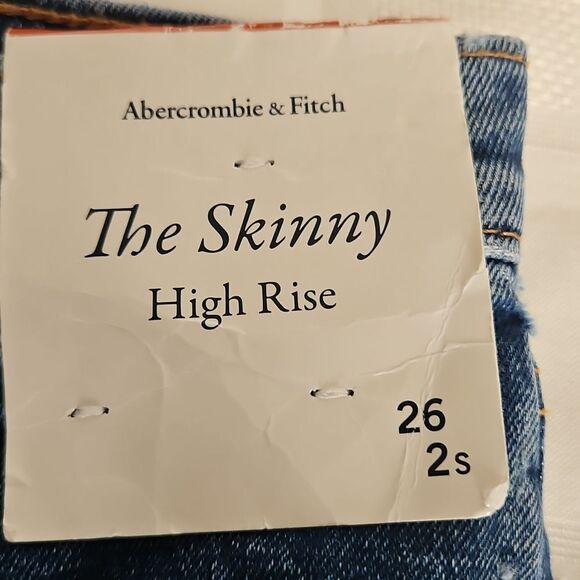 Women's Blue High-Rise Skinny  Jeans - Picture 5 of 16